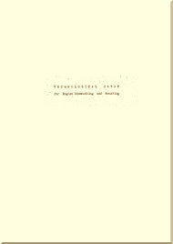 Aero Vodochoy L-39 ZO  Manual, Aircraft Technological cards for engine dismantling and mounting (English Language) - 1983