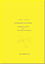 Aero Vodochoy L-39 ZO  Albatross Aircraft Technical Manual, Book 3 Electro equipments  and Instruments -536 pages (English Language)  -1983