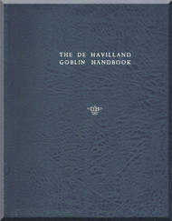 De Havilland  Goblin Aircraft Jet Engine Handbook Manual  ( English Language )