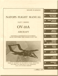 North American Aviation OV-10 A Flight Manual NAVAIR 01-60GCB-1 - 1976