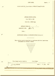 Morane Saulnier MS-760 Aircraft Flight Manual - KLM - (English Language)