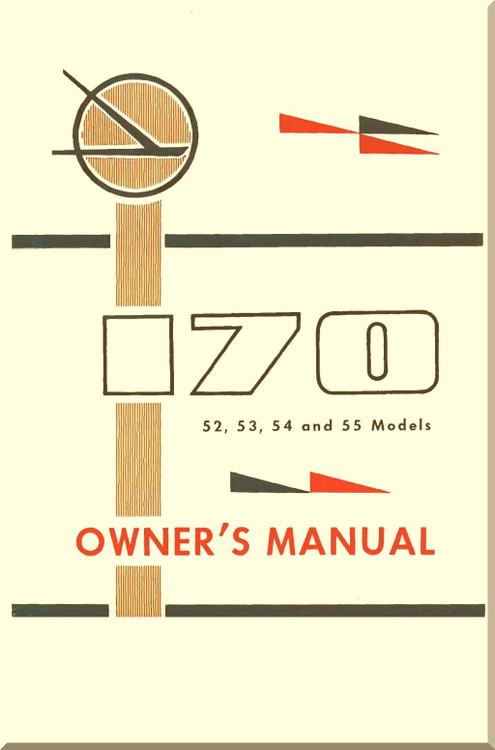Cessna 170  52, 53, 54 and 55 models  Aircraft Owner's  Manual ,  1979