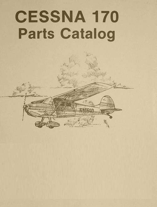 Cessna 170   Aircraft Illustrated Parts Catalog   Manual  - 1980