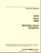 Cessna P210 Centurion Series Aircraft Service Manual - 1978 thru 1983 - Rev. 1996 Cessna P210 Centurion Series Aircraft Service Manual - 1978 thru 1983 - Rev. 1996