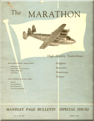Handley Page / M.60 Miles  Marathon I Aircraft Bulletin (Special Issue) Manual
