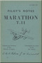 Handley Page / M.60 Miles  Marathon T.11 I Aircraft  Pilot's Notes -A.P. 4480A-P.N