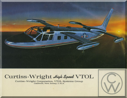 Curtiss Wright X-19 Aircraft High-Speed  VTOL Brochure