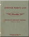 Franklin 6A4-165-B3 Aircraft Engine  Spare Parts Catalog   Manual  ( English Language )