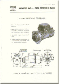 Elzalde Tigre   Aircraft Engine Magneto Manual  (Spanish Language ) 