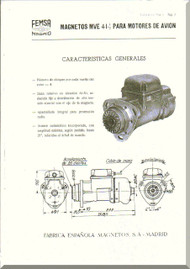 Elzalde Tigre   Aircraft Engine Magneto Manual  (Spanish Language ) 