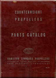 Hamilton Standard Counterweight Aircraft Propeller Part Manual 
