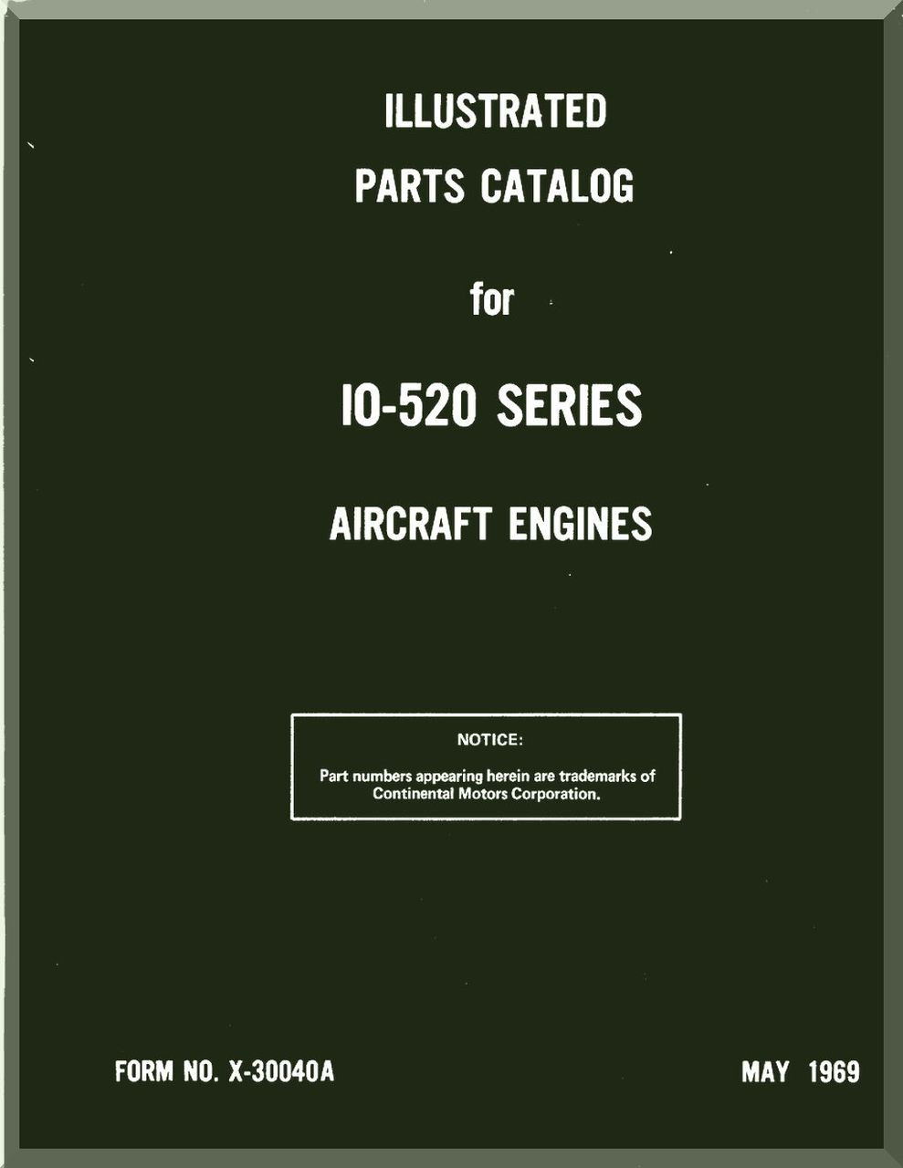 15 CONTINENTAL ENGINE  IO-520  PARTS MANUAL 