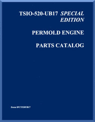 Continental TSIO-520-UB17   Aircraft Engine Illustrated Parts Breakdown Manual  ( English Language )