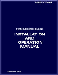 Continental TSIOF-550 - J   Aircraft Engine Installation and Operation Manual  ( English Language )