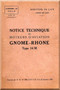 Le Rhone Gnome Type 14 M Aircraft Engine Manual - 1939