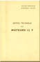 Hispano Suiza 12 Y  Aircraft Engine Maintenance Manual Instruction Book  ( French Language )