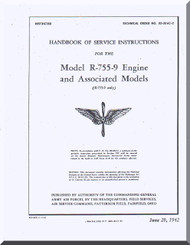 Jacobs R-755-9  Aircraft Engine Service Manual  ( English Language )