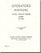 Jacobs R-755 A  Aircraft Engine Operator Manual  ( English Language )