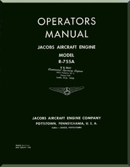 Jacobs R-755 A Aircraft Engine Operators Manual - 1944