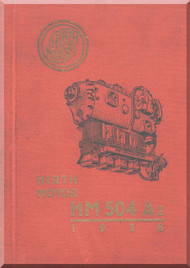 Hirth Motoren   HM 504 A-2  Engine Technical  Manual  (German Language ) - 1932