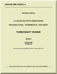 General Electric T58 -GE-400B , T58-GE-402 Aircraft Turboshaft  Engine Illustrated Parts Breakdown Organizational Intermediate and Depot  Manual  ( English  Language ) - NAVAIR 02B-105AHC-4
