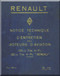 Renault Type 4-P " Bengali " Aircraft Engine Technical Manual ( French Language ) - 1933 (v