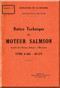 Salmson 9 AD Aircraft  Aero Engine Technical Manual   (French Language )