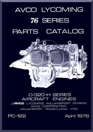 Lycoming  O-320-H Aircraft Engine Parts Manual  ( English Language ) , 19 -   PC-122