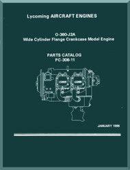 Lycoming O-360-J2A  Aircraft Engine  Parts Manual  ( English Language ) , PC-306-11 , 1996