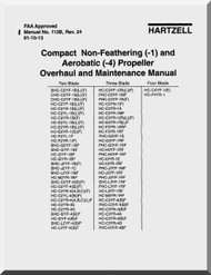 Hartzell Aircraft Propeller Non-Feathering and Aerobatic Manual - 113B 