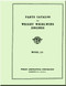Wright J-5  Aircraft Engine  Parts Catalog  Manual  ( English Language )