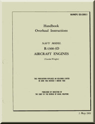 Wright R-1300 -3D Cyclone 7 Aircraft Engine Overhaul Manual - 1961