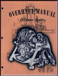 Wright R-1820 Cyclone 9 CC  Aircraft Engine Overhaul Manual  ( English Language ) 