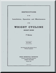 Wright R-1820-F Cyclone Aircraft Engine Maintenance Manual - 1938