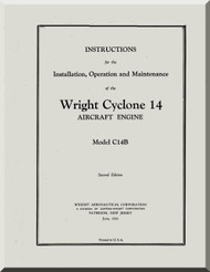 Wright R-2600 Cyclone 14 B Aircraft Engine Maintenance Manual - 1942