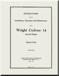 Wright R-2600 Cyclone 14 A Aircraft Engine Maintenance Manual - 1940