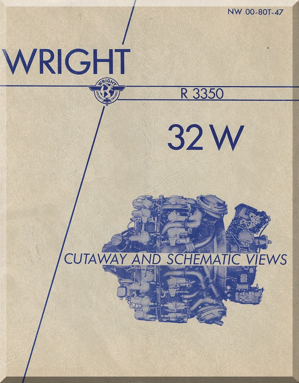 Wright R 3350 32 W Aircraft Engine Cutaway Manual Aircraft Reports Aircraft Manuals Aircraft Helicopter Engines Propellers Blueprints Publications