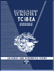 Wright R-3350   TC 18 EA Aircraft Engine Cutaway and Schematic Views Manual  ( English Language ) 