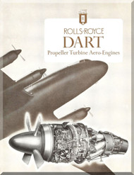 Rolls Royce Dart Aircraft Engine Brochure Manual - 1955