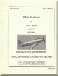 Douglas A-1H and A-1J Aircraft Flight  Manual AN 01-40AQ-1 ,  1946