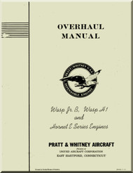 Pratt & Whitney R-1690 Hornet  Aircraft Engine Overhaul Manual 