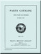 Pratt & Whitney R-1830 C3G -75  Aircraft Engine Parts Catalog Manual