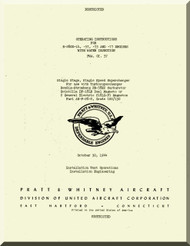 Pratt & Whitney R-2800 -14 , -57 -75 and -77  Aircraft Engine Operators Manual  