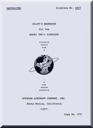 Douglas TBD-1 Aircraft Pilot's Handbook  Manual  , 1937