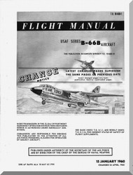 Douglas EB-66B, RB-66B & EB-66C , WB-66D & EB-66E Aircraft Flight  Manual   ,  T.O. 1B-66-1