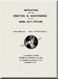 Douglas 8A-5  Aircraft  Erection and Maintenance  Manual   , 1940
