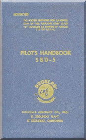 Douglas SBD-5  Aircraft  Pilot's Flight Handbook Manual    , 1944