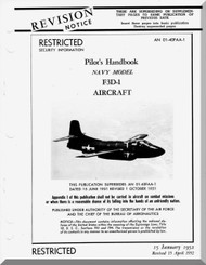Douglas F3D-1  Aircraft  Pilot's  Handbook Manual  ,  AN 01-40FAA-1, 1952