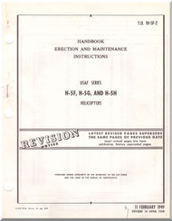 Sikorsky USAF H-5 F G H ,  Helicopter Handbook Erection and Maintenance Instructions T.O 1H-5F-2
