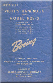 Stearman N2S-3 Aircraft Pilot's Handbook Manual - B75NI-9003 - 1942